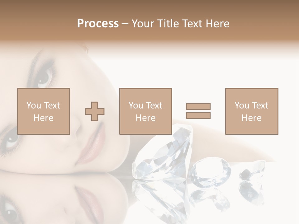 Portrait Person Woman PowerPoint Template