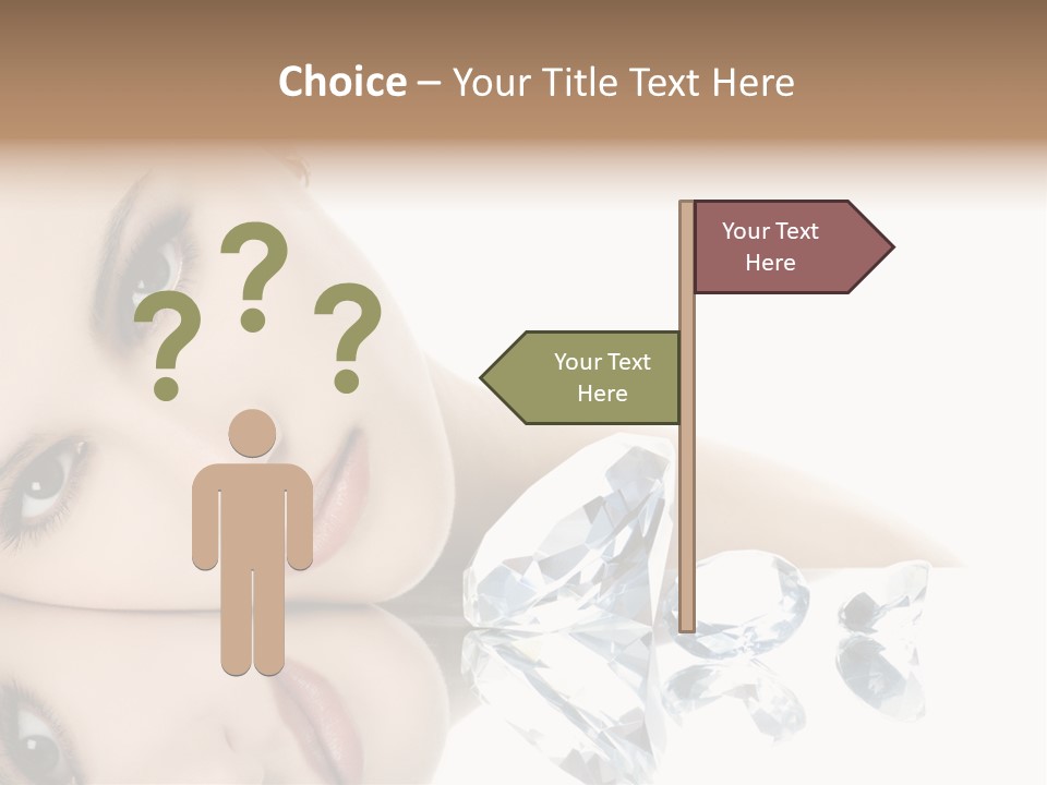 Portrait Person Woman PowerPoint Template