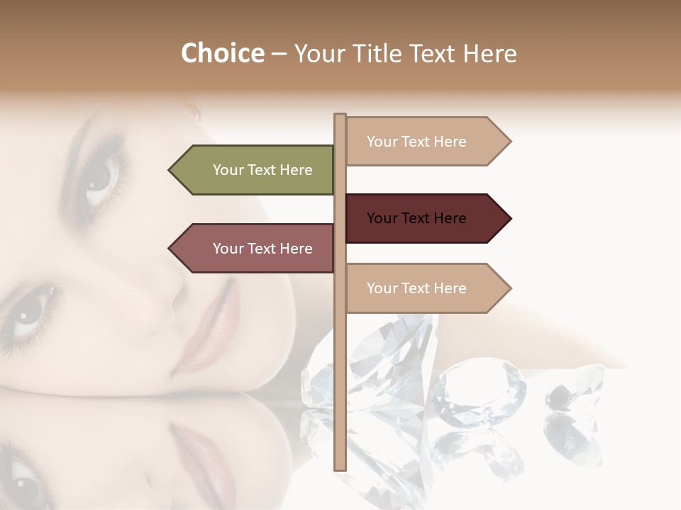 Portrait Person Woman PowerPoint Template