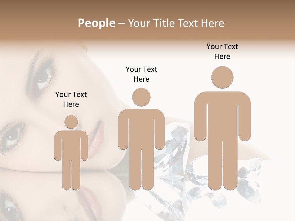 Portrait Person Woman PowerPoint Template