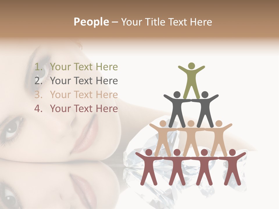 Portrait Person Woman PowerPoint Template