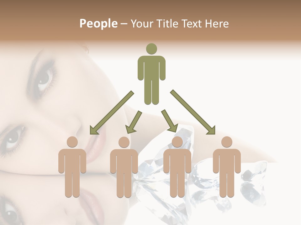 Portrait Person Woman PowerPoint Template
