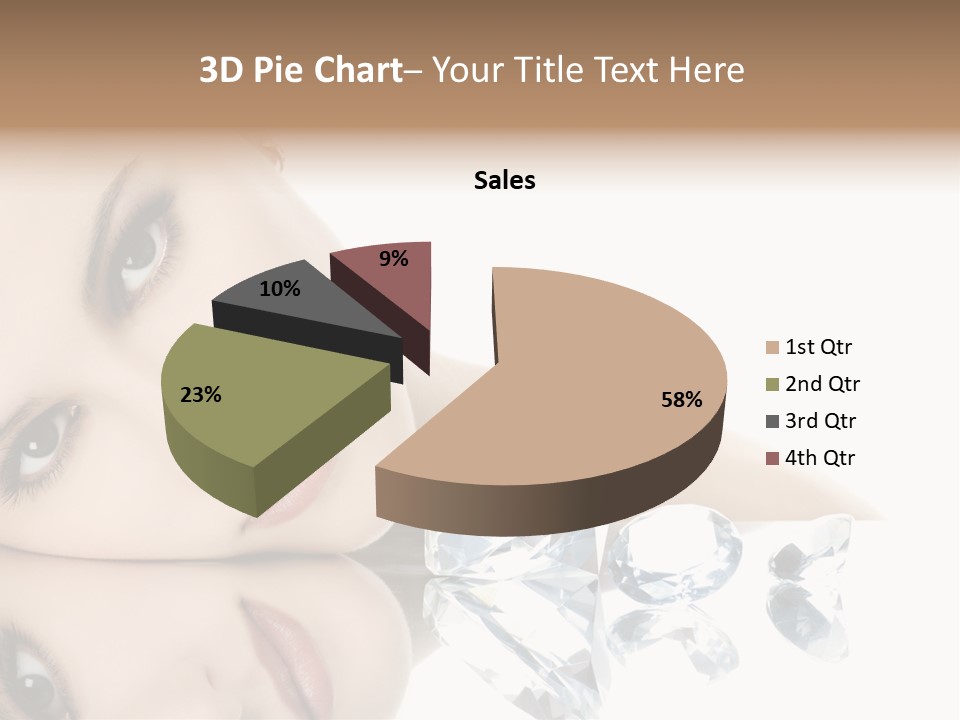 Portrait Person Woman PowerPoint Template