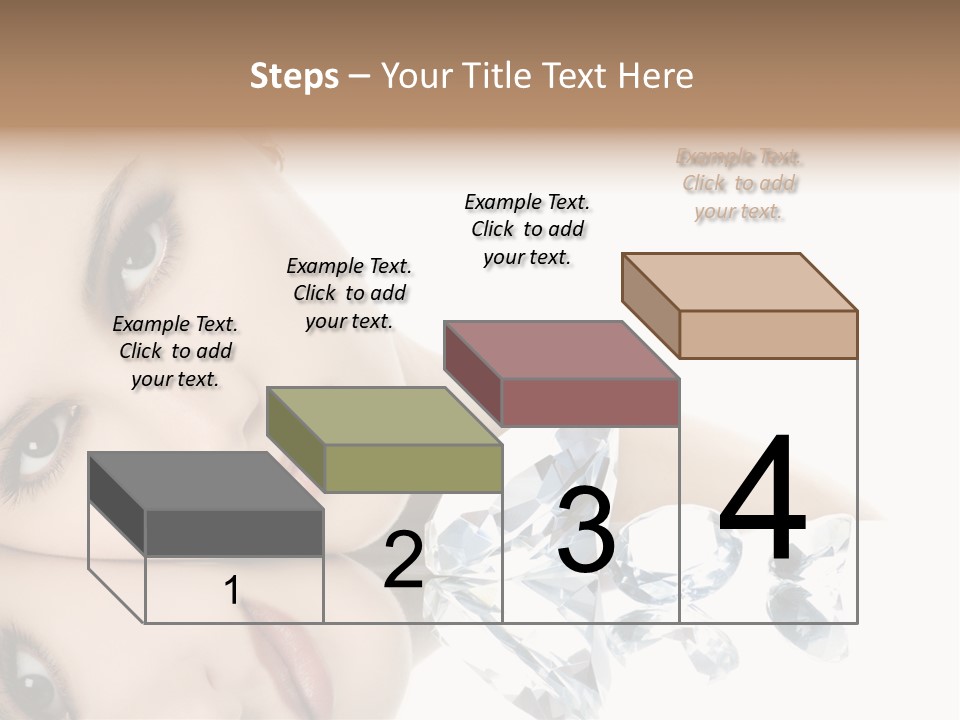 Portrait Person Woman PowerPoint Template