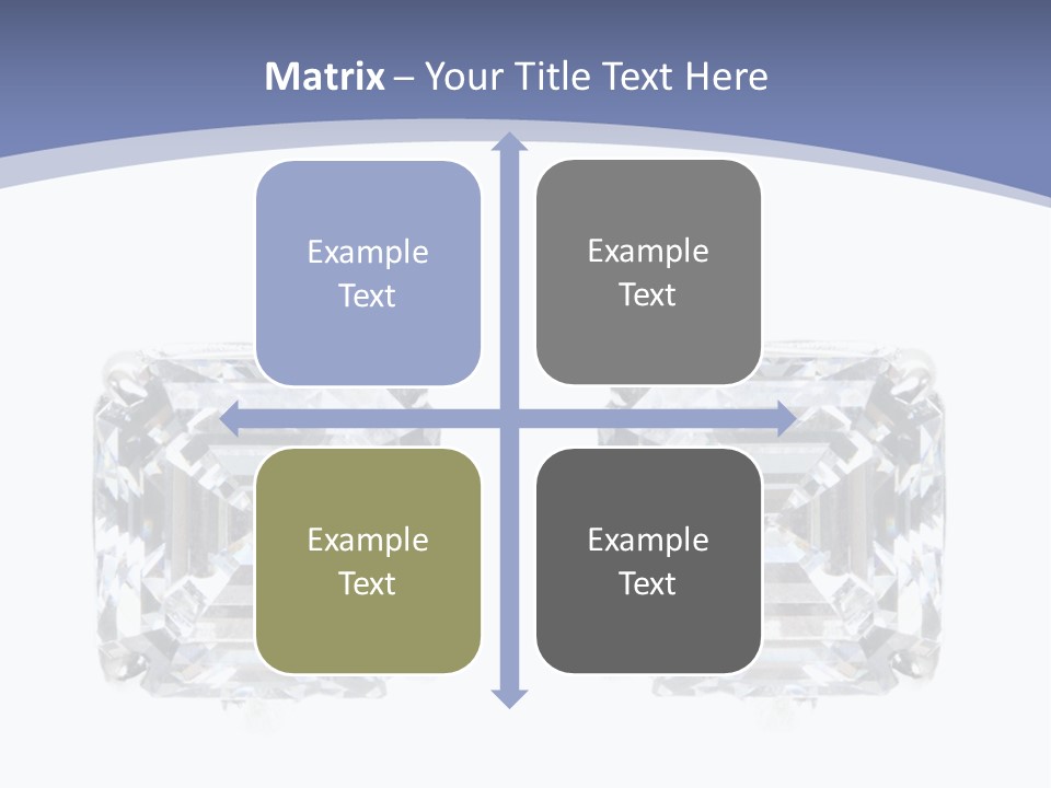 Metallic Diamond Pearls PowerPoint Template