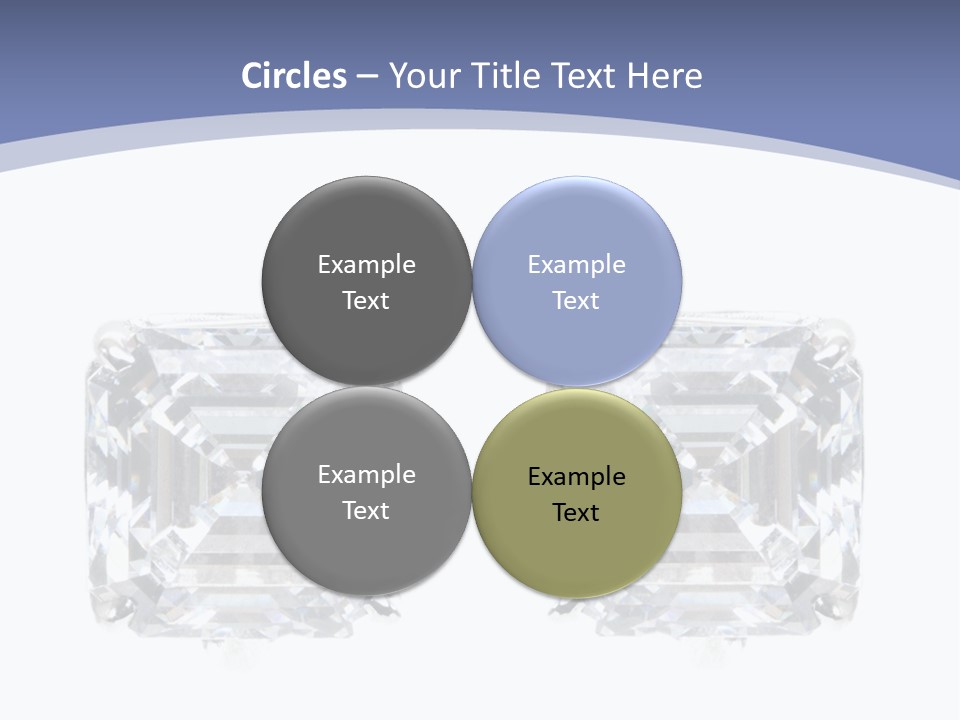 Metallic Diamond Pearls PowerPoint Template