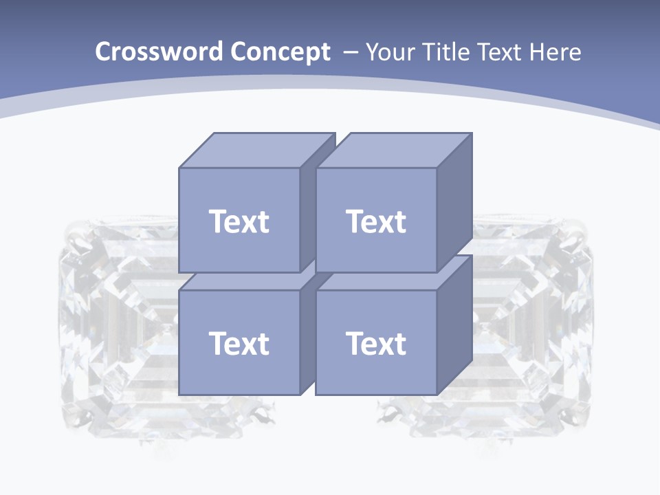 Metallic Diamond Pearls PowerPoint Template