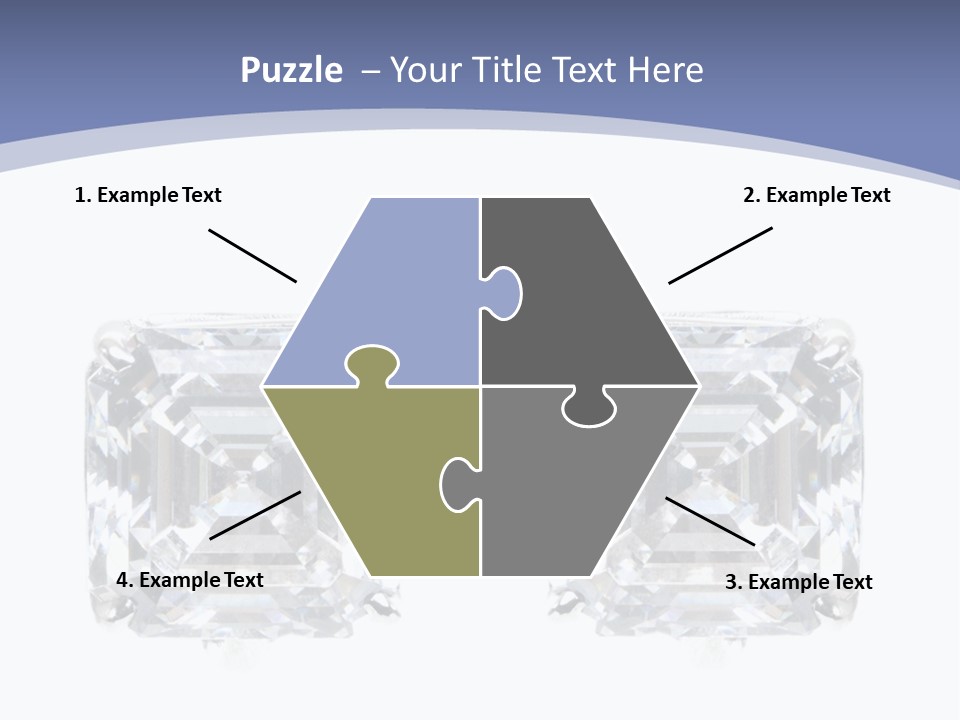 Metallic Diamond Pearls PowerPoint Template