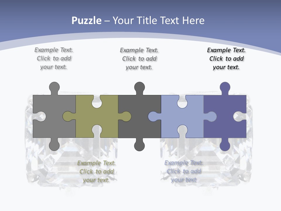 Metallic Diamond Pearls PowerPoint Template