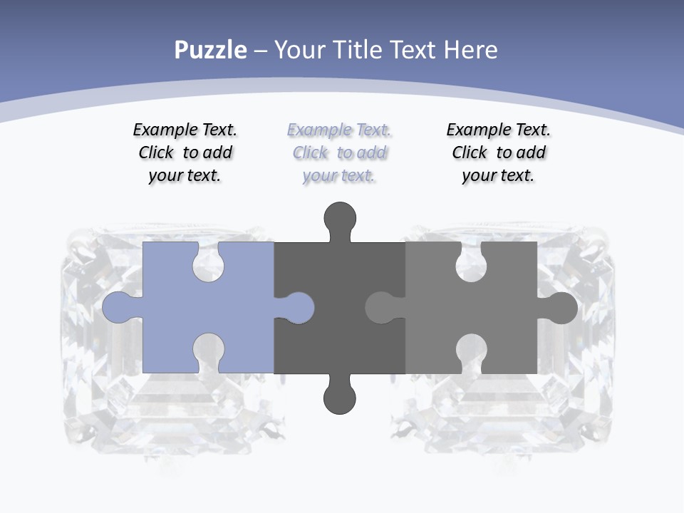 Metallic Diamond Pearls PowerPoint Template