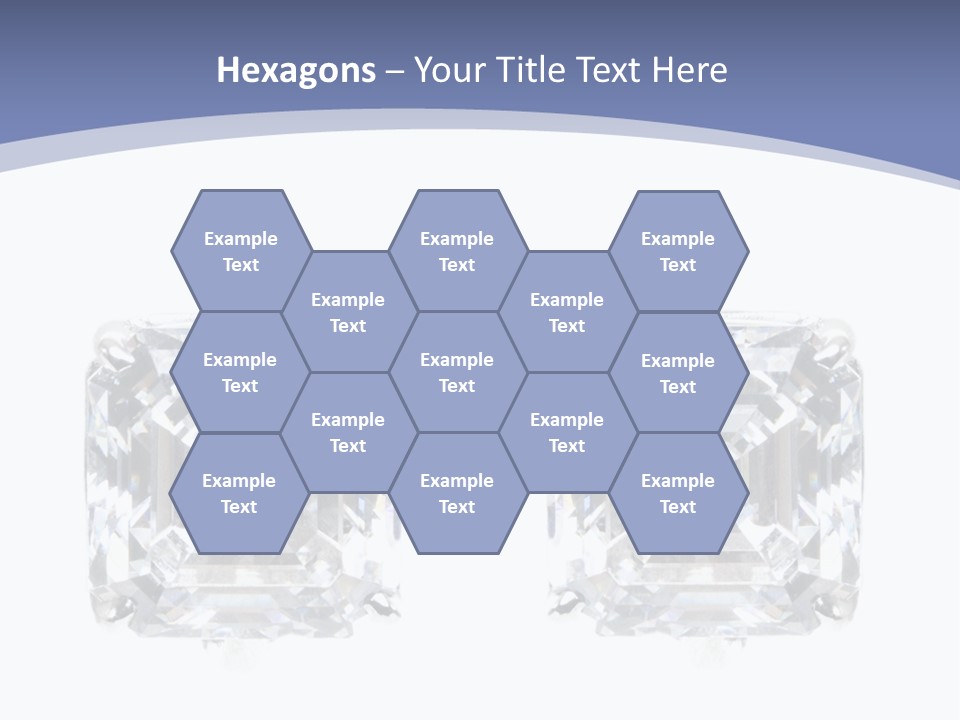 Metallic Diamond Pearls PowerPoint Template