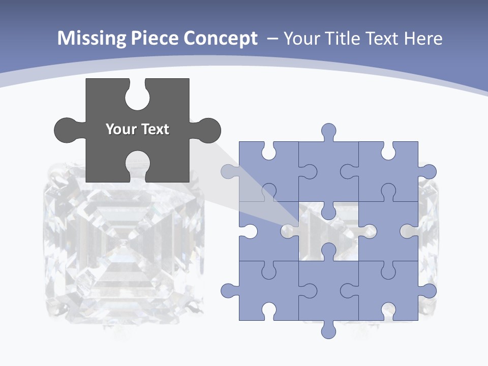 Metallic Diamond Pearls PowerPoint Template