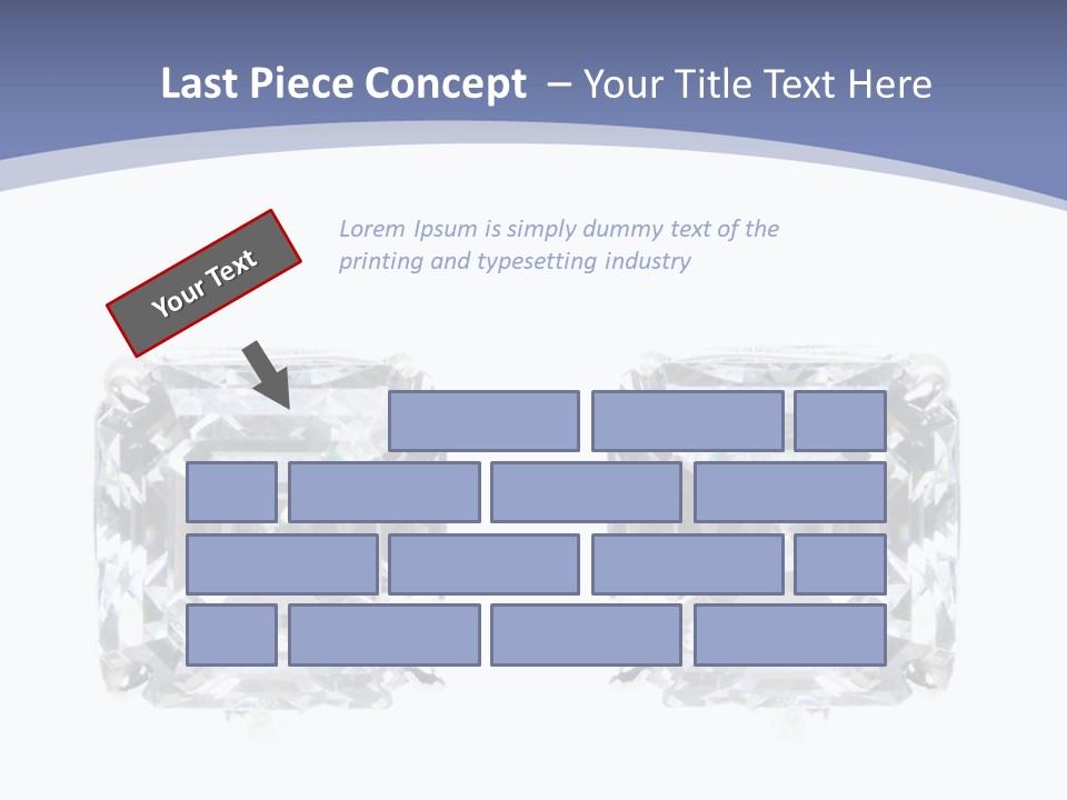 Metallic Diamond Pearls PowerPoint Template