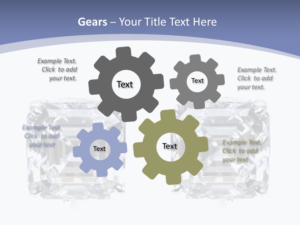 Metallic Diamond Pearls PowerPoint Template