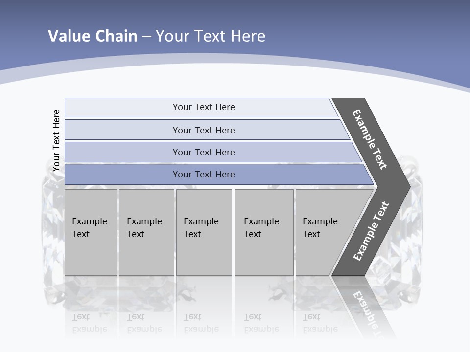 Metallic Diamond Pearls PowerPoint Template