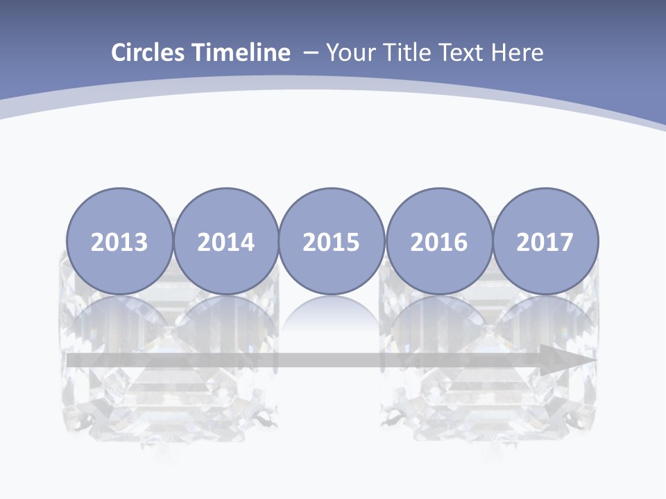 Metallic Diamond Pearls PowerPoint Template