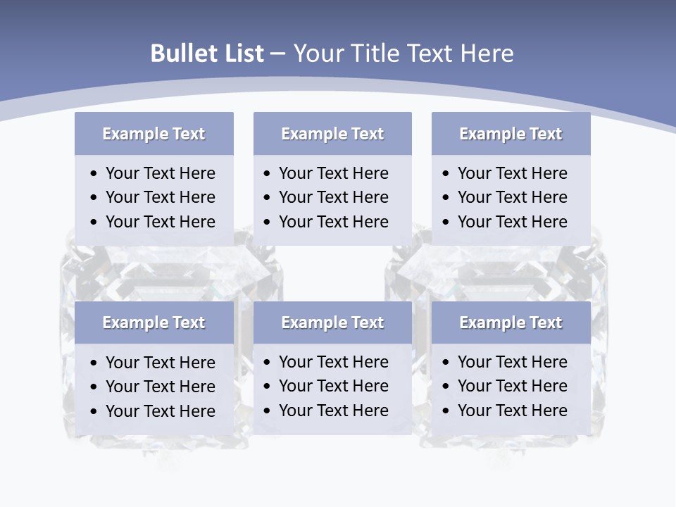 Metallic Diamond Pearls PowerPoint Template