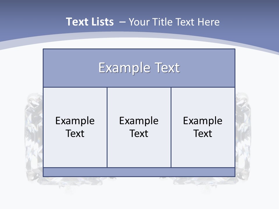Metallic Diamond Pearls PowerPoint Template