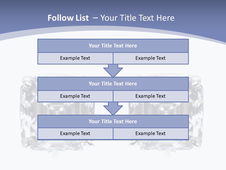 Metallic Diamond Pearls PowerPoint Template