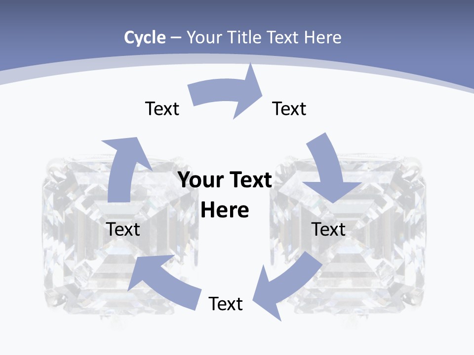 Metallic Diamond Pearls PowerPoint Template