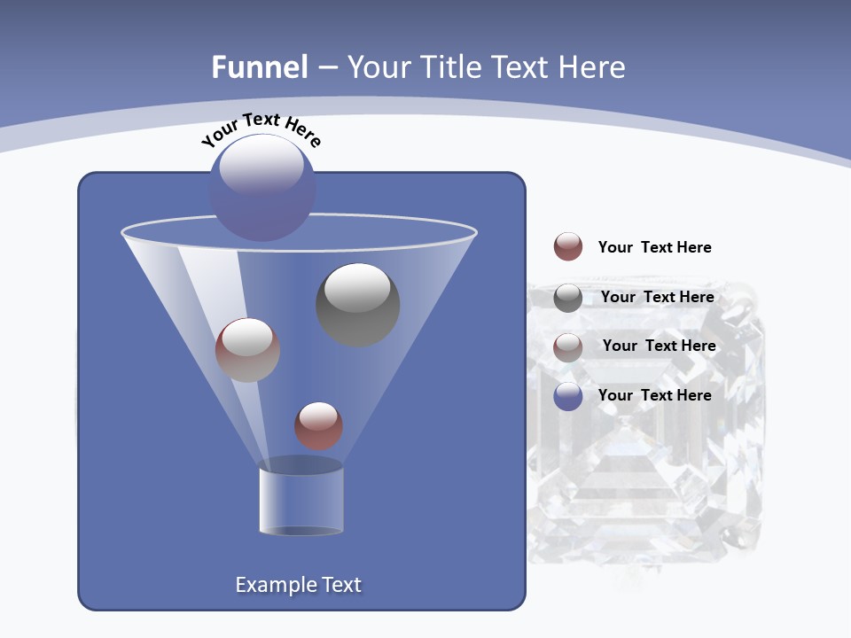 Metallic Diamond Pearls PowerPoint Template