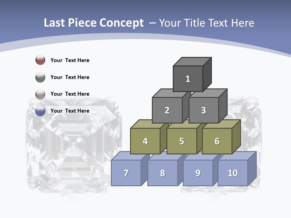 Metallic Diamond Pearls PowerPoint Template