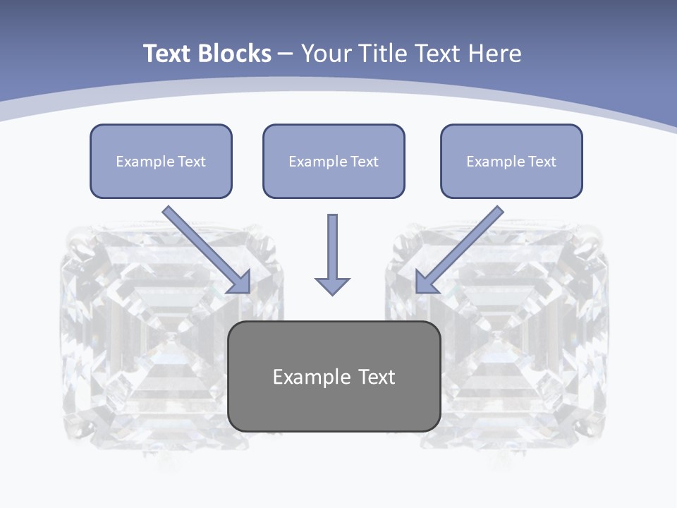 Metallic Diamond Pearls PowerPoint Template