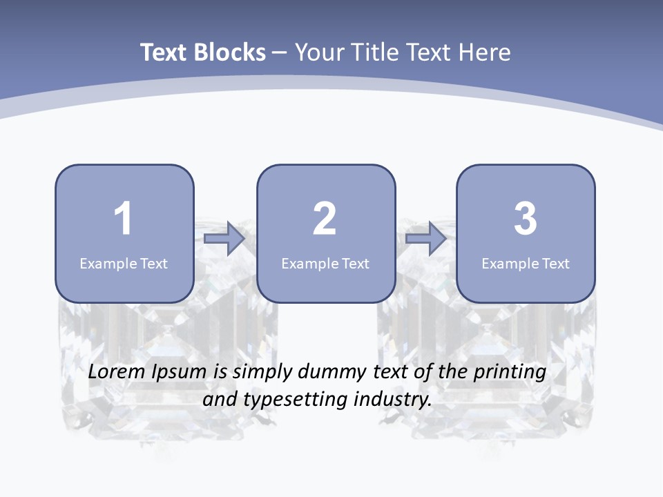 Metallic Diamond Pearls PowerPoint Template