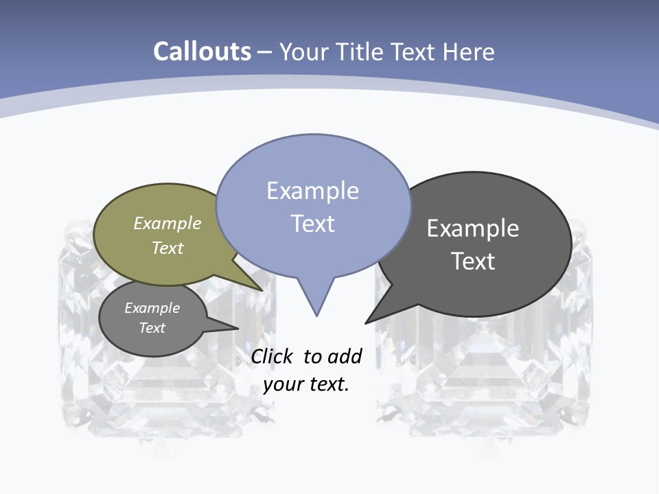 Metallic Diamond Pearls PowerPoint Template