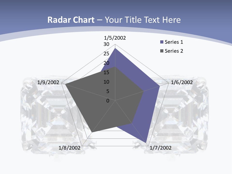 Metallic Diamond Pearls PowerPoint Template