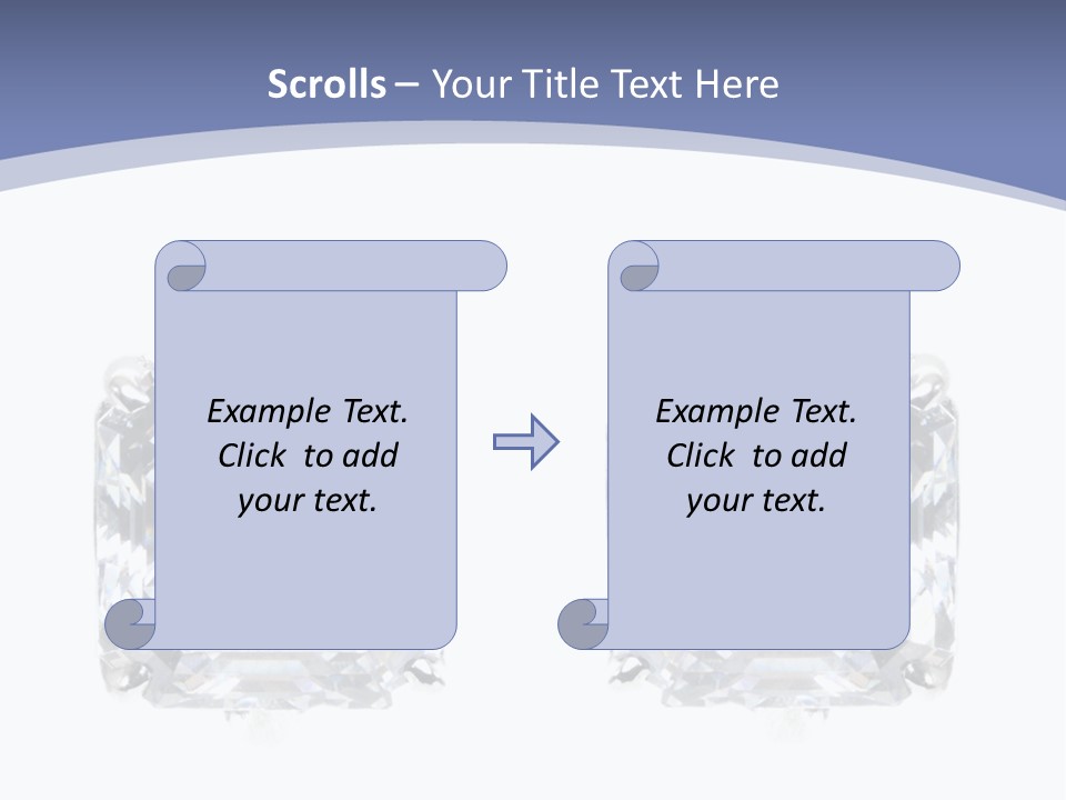 Metallic Diamond Pearls PowerPoint Template