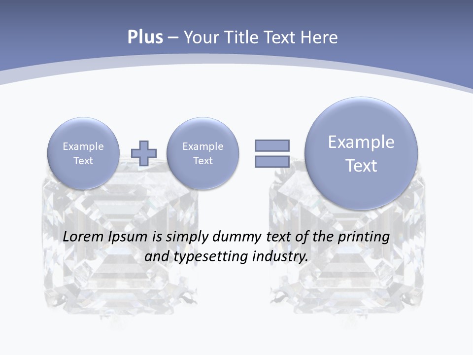 Metallic Diamond Pearls PowerPoint Template