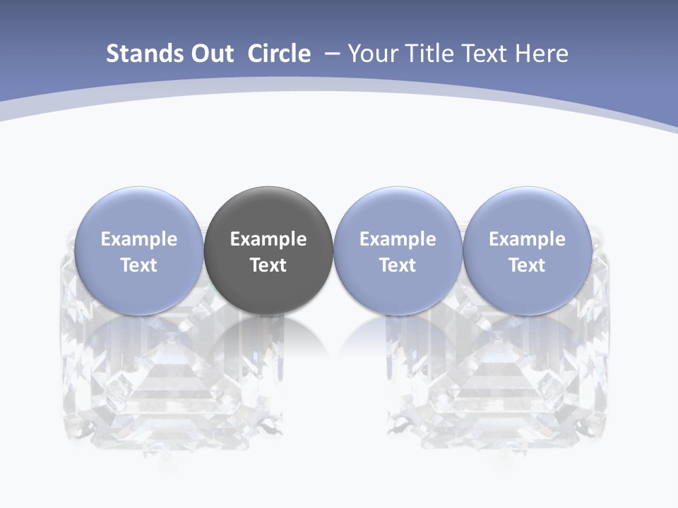 Metallic Diamond Pearls PowerPoint Template