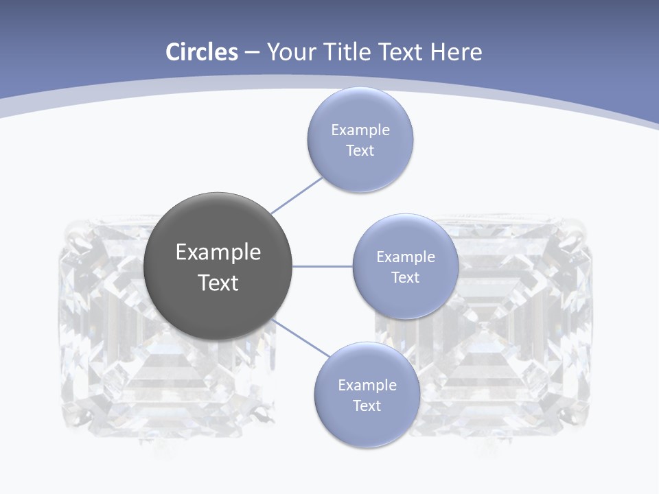 Metallic Diamond Pearls PowerPoint Template