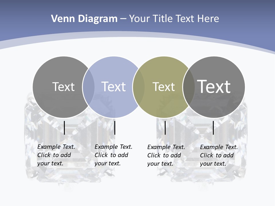 Metallic Diamond Pearls PowerPoint Template