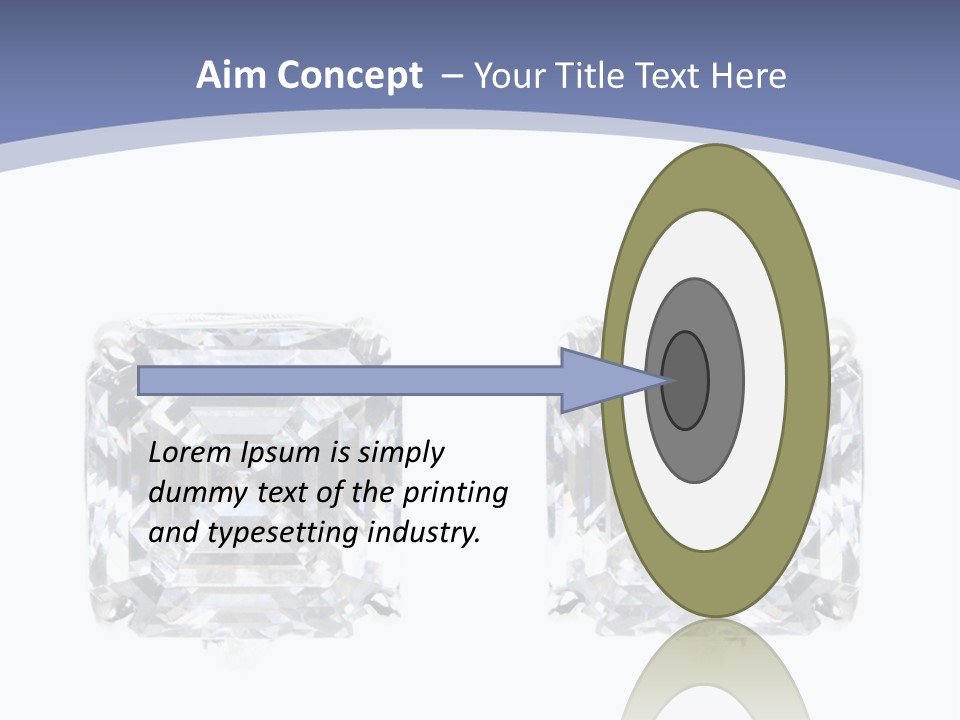 Metallic Diamond Pearls PowerPoint Template