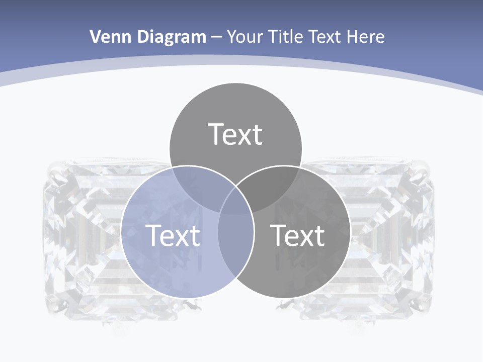 Metallic Diamond Pearls PowerPoint Template