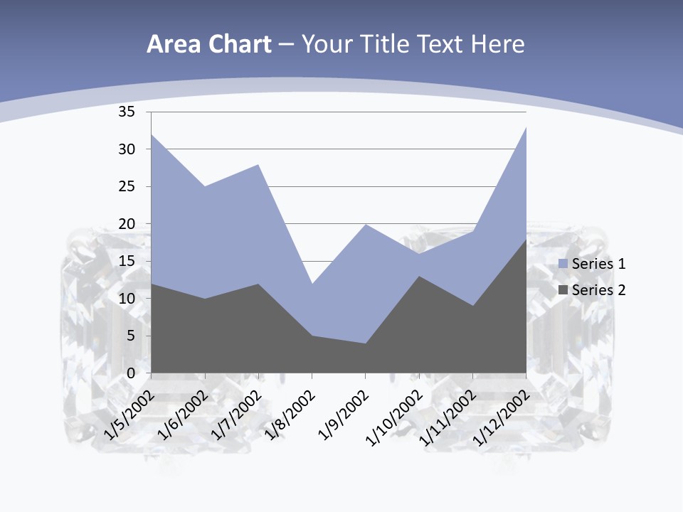Metallic Diamond Pearls PowerPoint Template