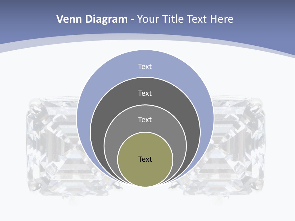 Metallic Diamond Pearls PowerPoint Template