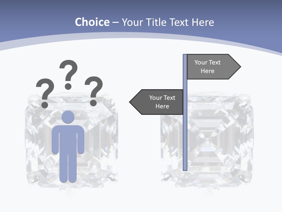 Metallic Diamond Pearls PowerPoint Template