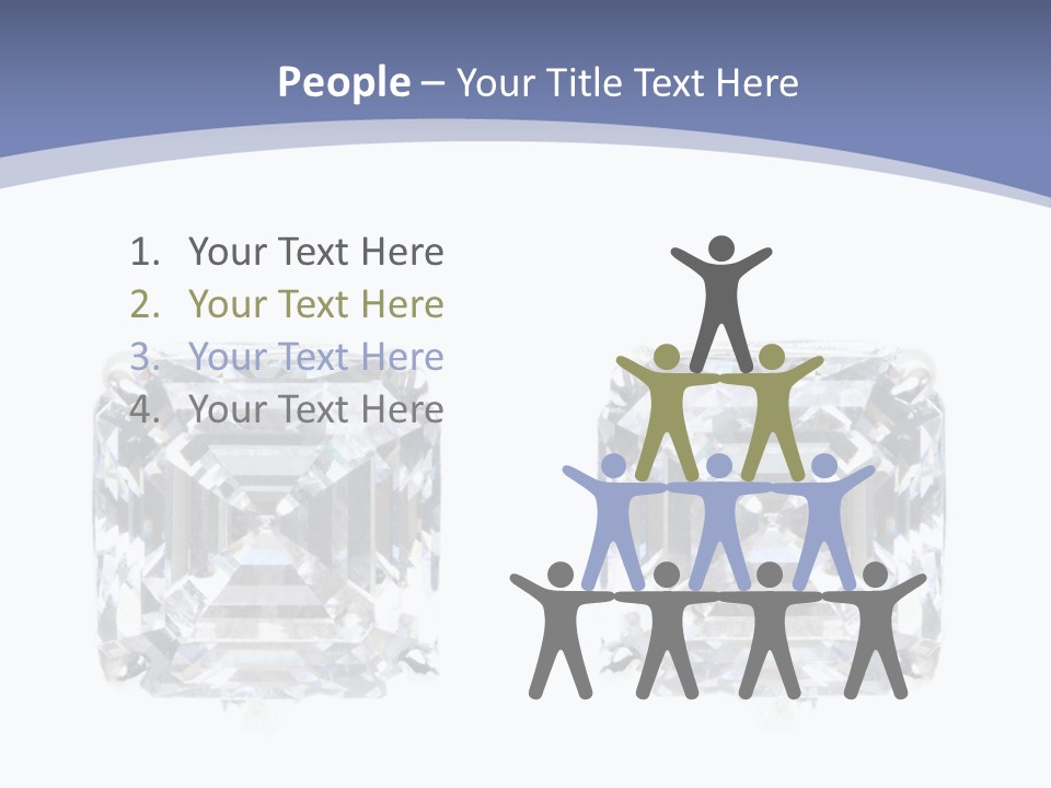 Metallic Diamond Pearls PowerPoint Template