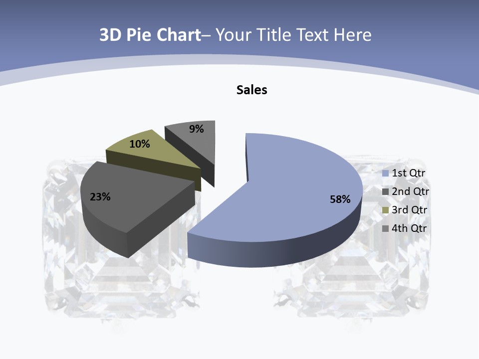 Metallic Diamond Pearls PowerPoint Template