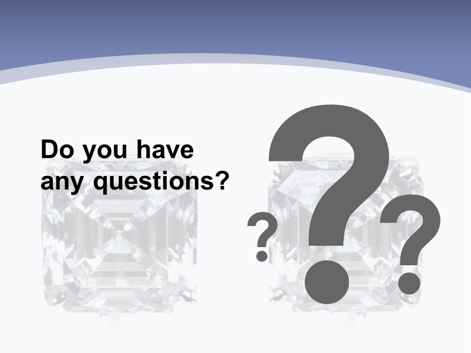 Metallic Diamond Pearls PowerPoint Template