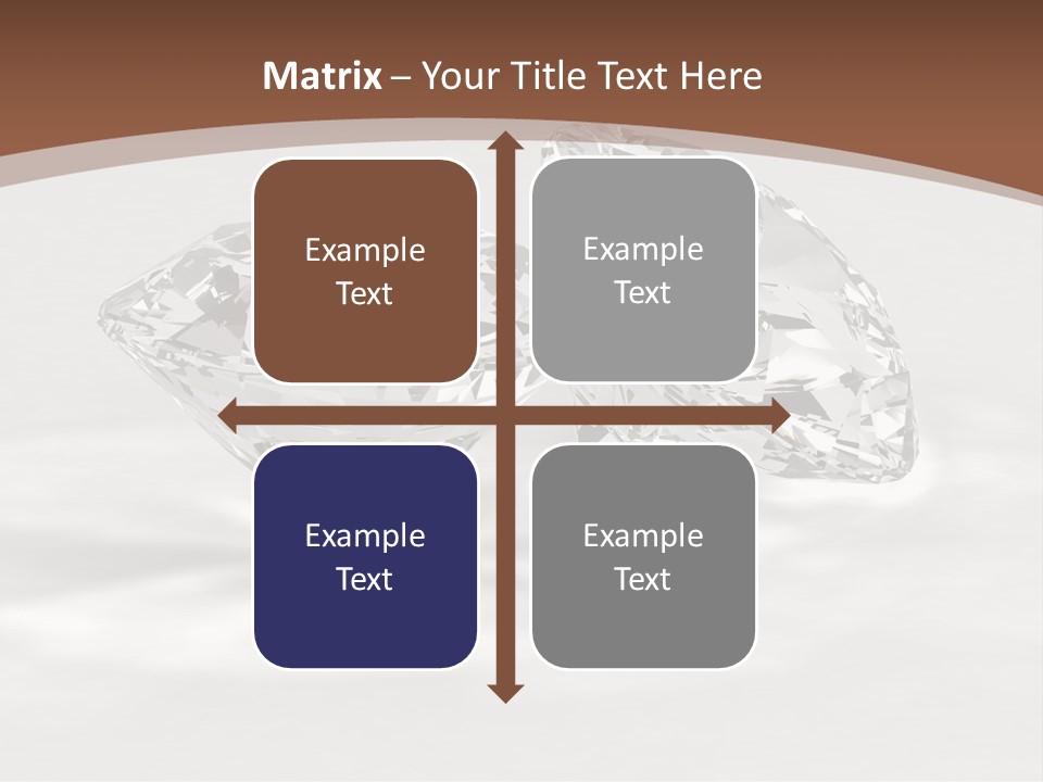 Edelstein Gems Diamant PowerPoint Template