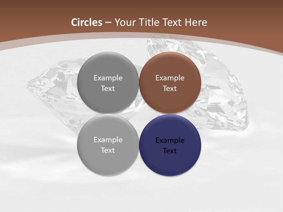 Edelstein Gems Diamant PowerPoint Template