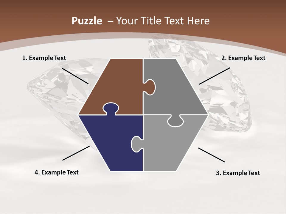 Edelstein Gems Diamant PowerPoint Template