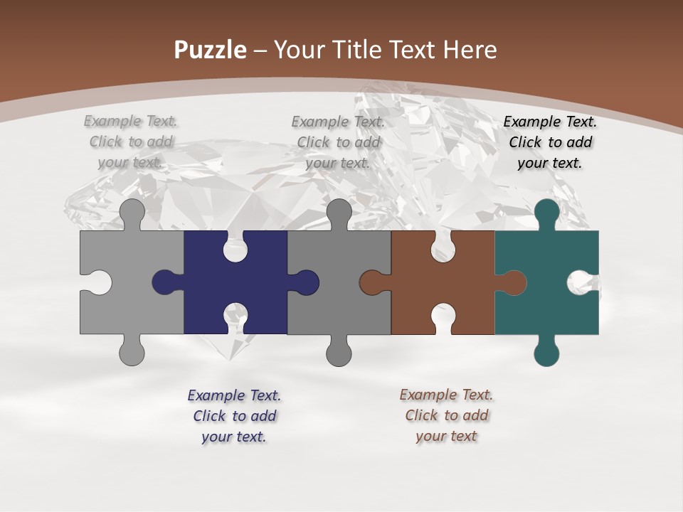 Edelstein Gems Diamant PowerPoint Template