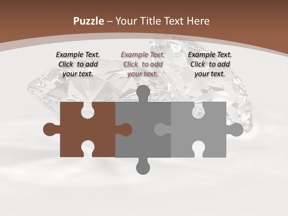 Edelstein Gems Diamant PowerPoint Template