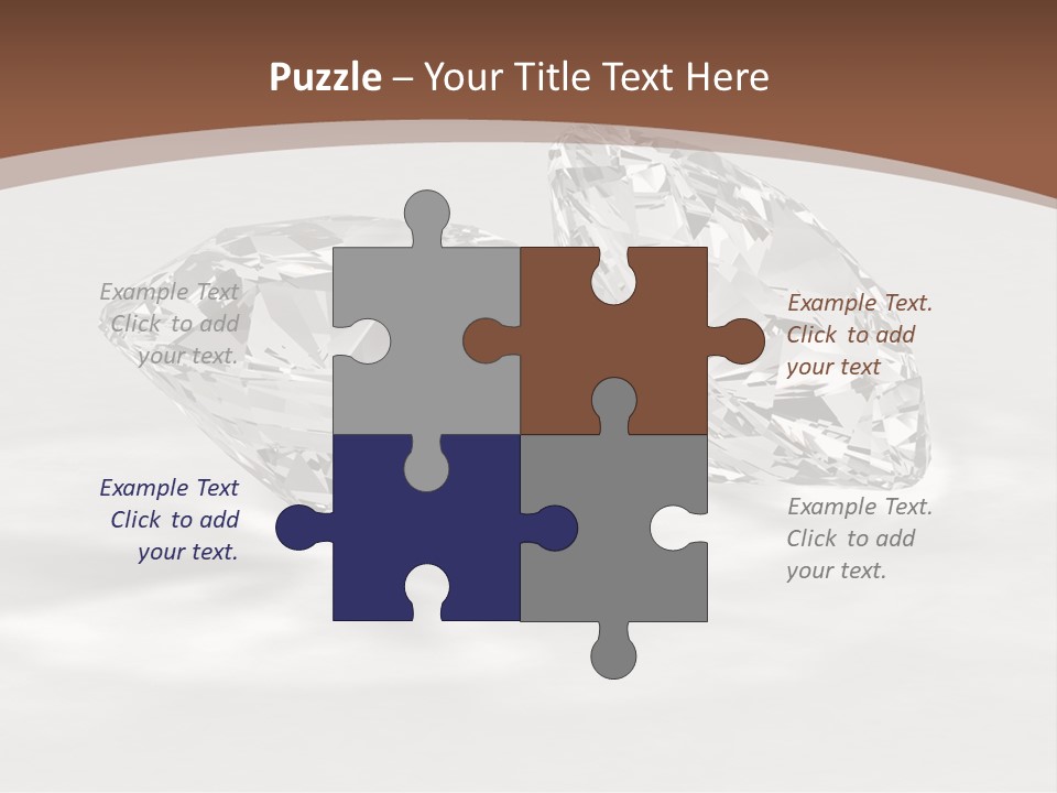 Edelstein Gems Diamant PowerPoint Template