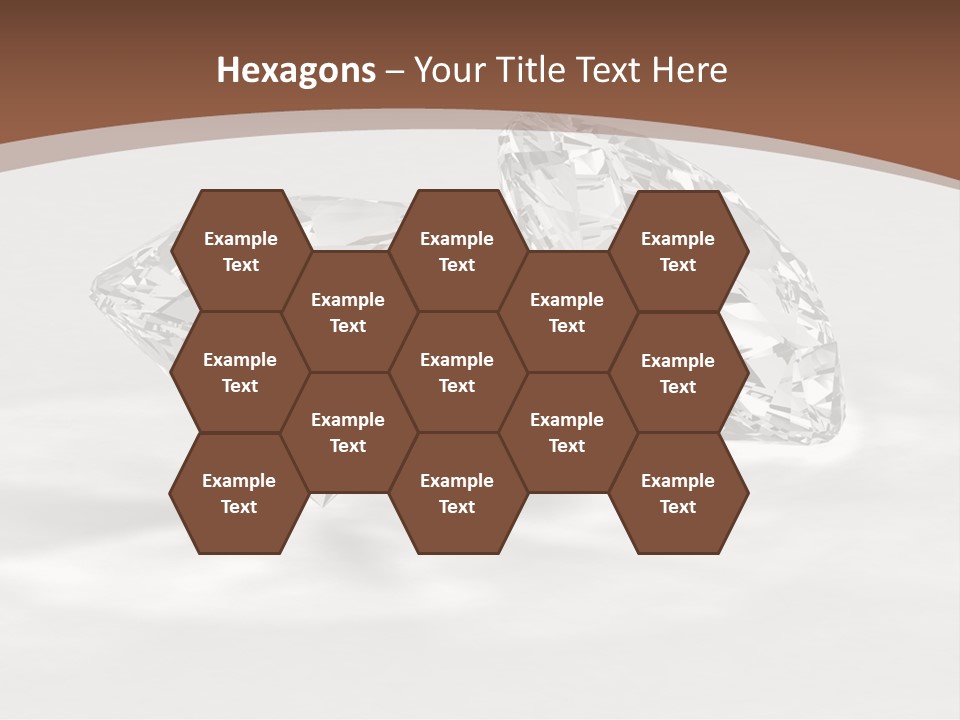 Edelstein Gems Diamant PowerPoint Template